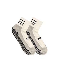 Tuff Quarter Grip Socks - White